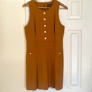 J Crew Italian Wool Pleated Dress — NWT